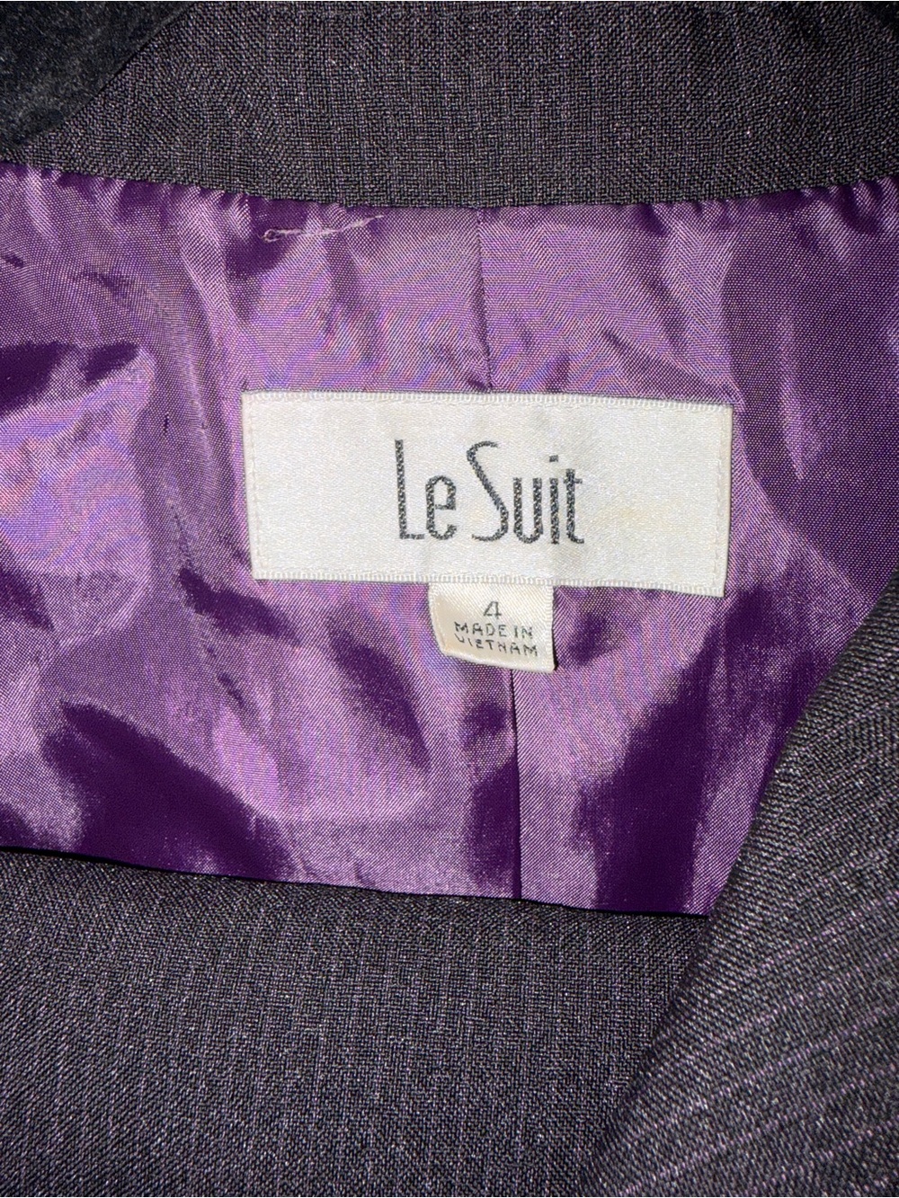 Le Suit Black Tailored Women's Pant & Jacket Set - Picture 5 of 5